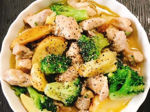簡単!鶏肉のアヒージョ風 120円